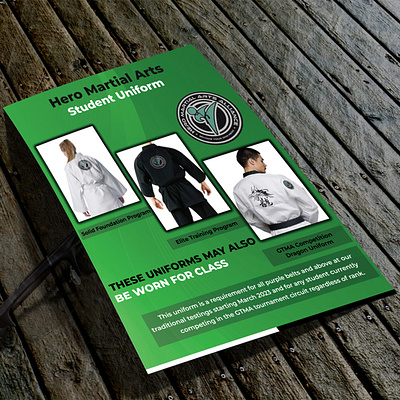 Flyer Design for Martial Arts Alliance flyer flyer design graphic design martical arts printing material