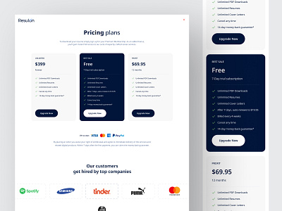 Pricing plans free mobile plans price pricing ui web