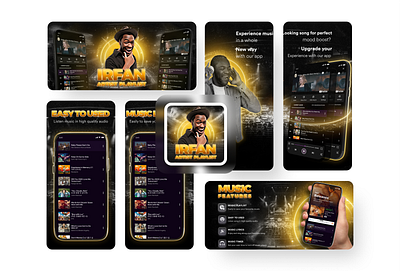 Music Ads Banner promotion design ads banner design music promotion ui ux