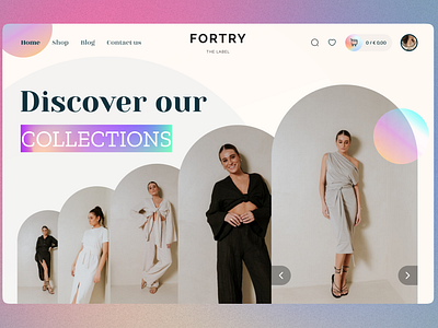 Clothes Shop App UI ｡ فروشگاه لباس dress site design ui ui design uiux web design رابط کاربری فروشگاه لباس