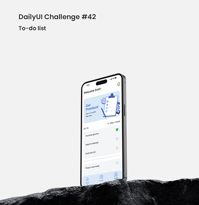Daily UI #42 To-do list app dailyui design figma to do ui ux