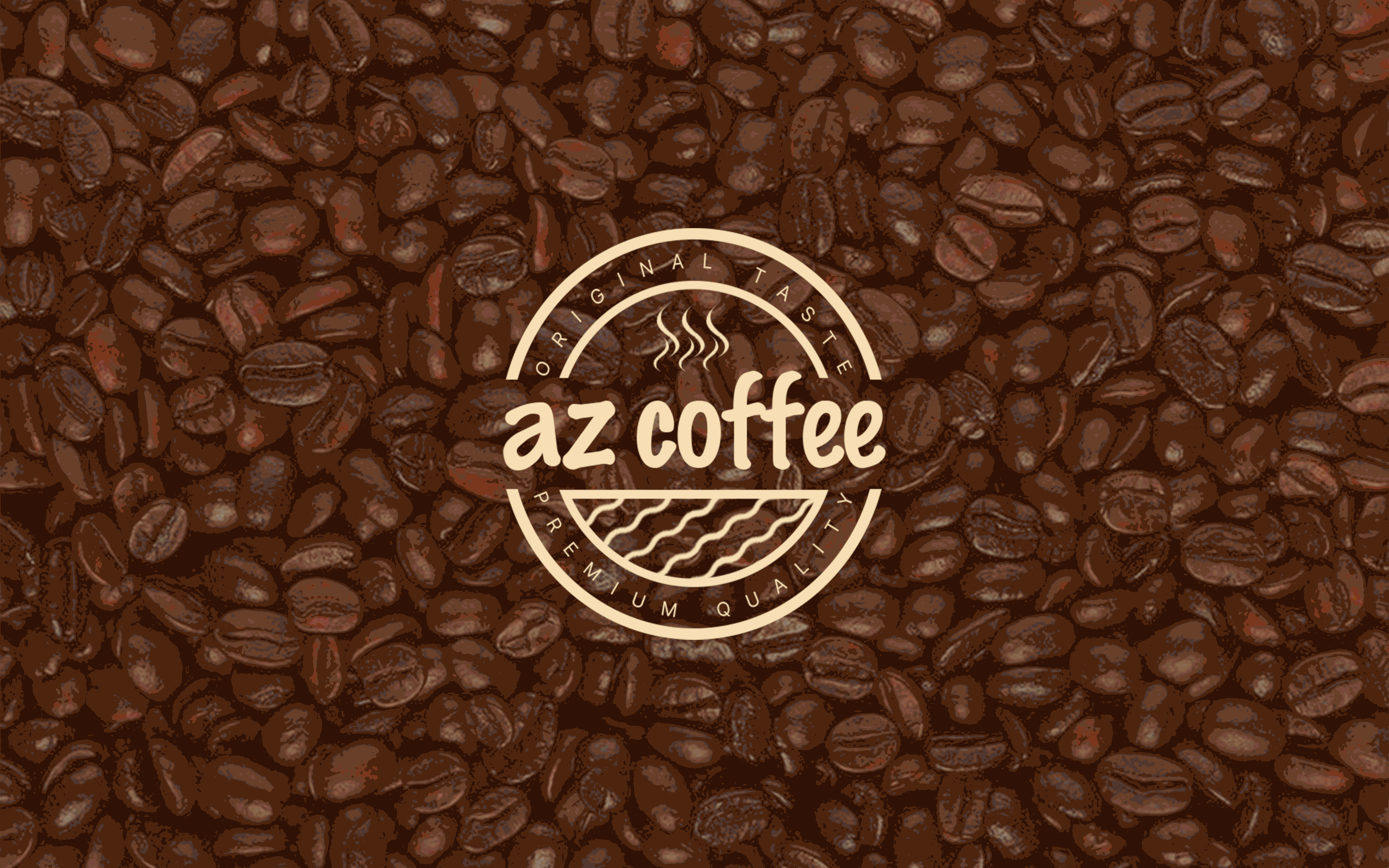 AZ Coffee brand identity branding coffee coffee lover graphic design logo logos