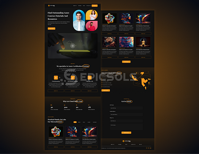 Landing page cloud skils appdesign epicsols figma figmadesign graphic design homepagedesign landingpagedesign mockupdesign ui uidesign ux uxdesign uxui uxuidesign webdesign