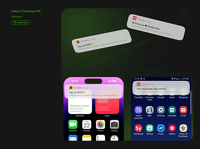 Daily UI #49 Notification app dailyui design figma mobile app notification ui ux
