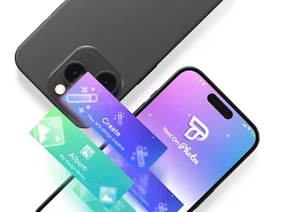 Text on Photos app android design dev freelance photo ui ux