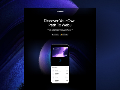Cheetah Wallet - Web3 Webdesign 2024 3d app dark design gradients graphic design mobile trends trendy ui wallet web3 webdesign