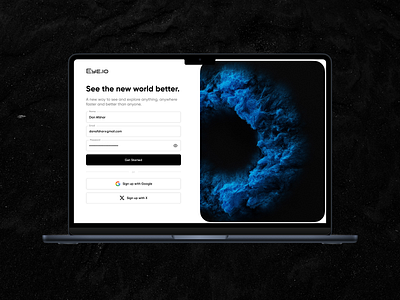 Sign up Page ai design graphic design signup ui ux