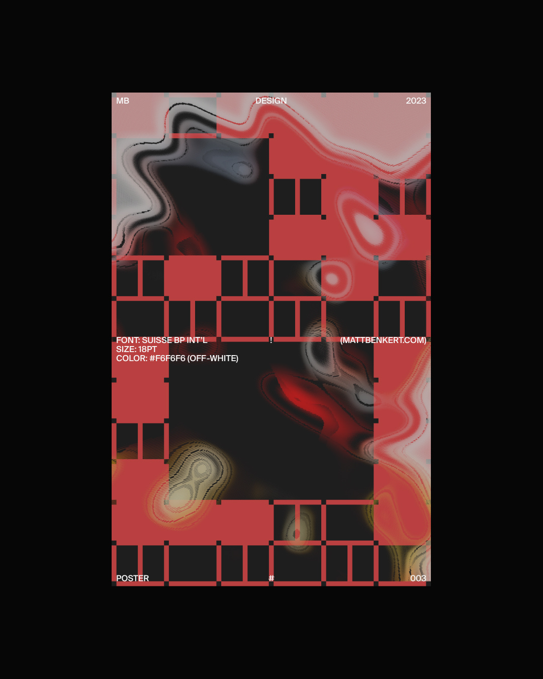 MB—POSTER.003 clean design graphic design grid layout minimal type typography