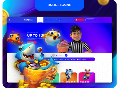 Online Crypto Casino UX/UI Design casino crypto crypto casino design casino design crypto casino design site gambling igaming online casino ui design web 3.0