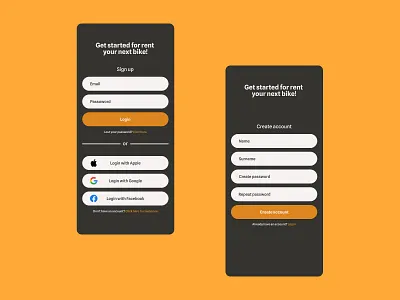 DailyUi1 - Sign up app branding design graphic design ui ux
