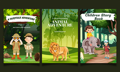 Premium Book Cover | Children Illustration amazon kindle book cover book cover design book design book layout book lover branding design ebook illustration graphic design illustration illustrator kdp kids story logo