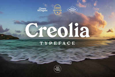 Creolia - Typeface classy creolia display elegant font ligatures modern old style serif typeface vintage