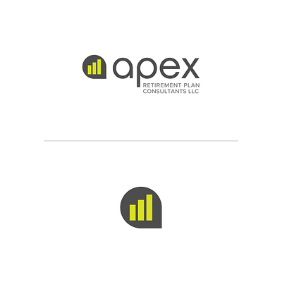 Apex Logo 2 gray green sans