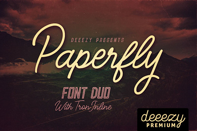 Paperfly Font Duo elegant elegant font fancy fancy font font font duo font for headers grunge grunge font hand written font
