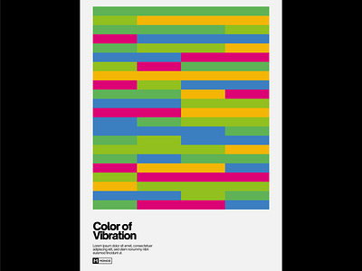 Color of Vibration - Minimalist Wall Art Poster asbtract poster graphic graphic design minimalist poster modern poster poster print poster