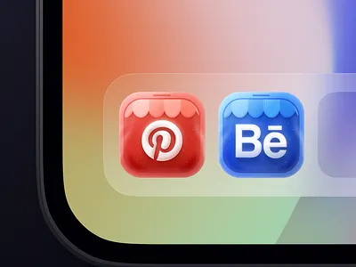 Day 20 - Behance & Pinterest 🍬 3d app icon art branding graphic design icon design illustration logo style ui visual design