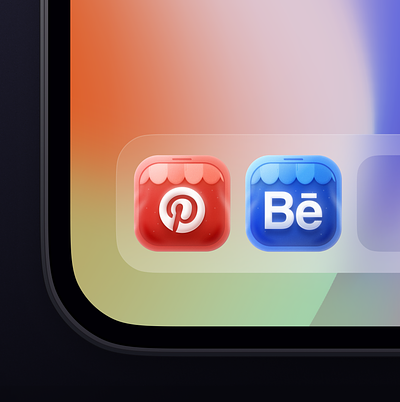 Day 20 - Behance & Pinterest 🍬 3d app icon art branding graphic design icon design illustration logo style ui visual design