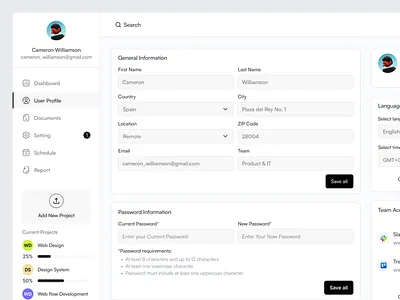 User Profile Dashboard UI Web App Design Concept creativedesign dashboarddesign dashboardui designconcept designinspiration interactiondesign modernui profiledashboard uidesign uipatterns uiux uiwebdesign userinterface userprofile uxdesign webapp webappdesign webappui webdesignconcept webdevelopment