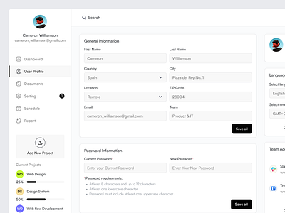 User Profile Dashboard UI Web App Design Concept creativedesign dashboarddesign dashboardui designconcept designinspiration interactiondesign modernui profiledashboard uidesign uipatterns uiux uiwebdesign userinterface userprofile uxdesign webapp webappdesign webappui webdesignconcept webdevelopment