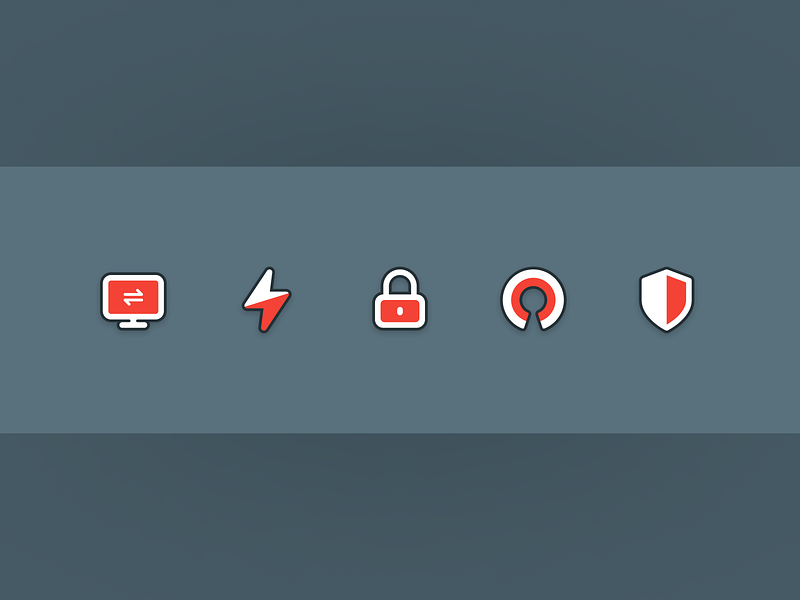 Website Icons cryptography duotone gray icon icons outline red security virgil