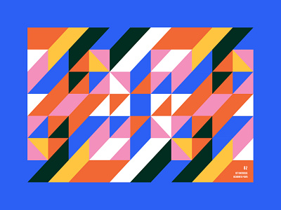 Geometric Mondays 82 branding color palette geometric geometric design geometric mondays illustration