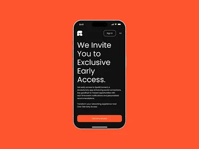 #078 DailyUI • Invitation 078 challenge dailyui earlyaccess exclusive invitation invite mobileapp
