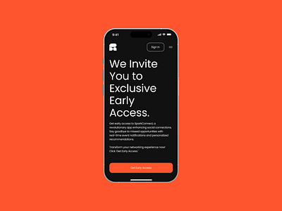 #078 DailyUI • Invitation 078 challenge dailyui earlyaccess exclusive invitation invite mobileapp