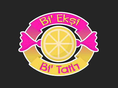 Logo Design | Bi' Ekşi Bi' Tatlı bi eksi bi tatli branding candy channel logo illustration lemon logo design video thumbnail youtube youtube channel youtube cover youtuber