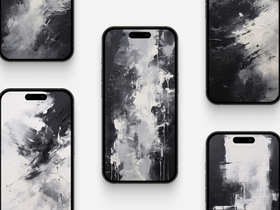 Ink Wallpaper Pack abstract android apple art black and white bw greyscale ink iphone mac samsung splash wallpaper wallpaper pack