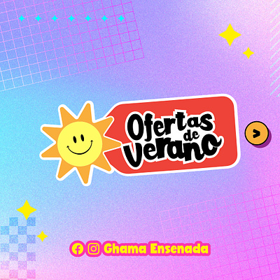 "Ofertas de Verano" Content for Ghama content creation design graphic design illustration