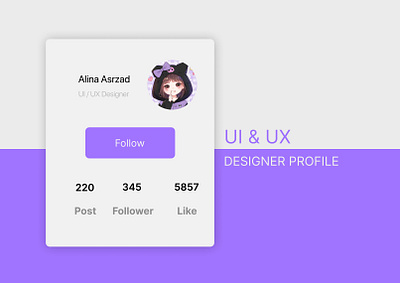 follow me<3 branding graphic design ui