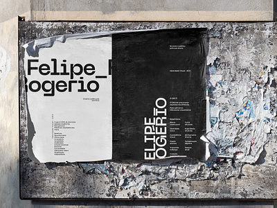 Felipe_Rogerio - Visual Identity brand branding design design gráfico graphic design identidade visual logo logotipo logotype personal brand studio typography visual identity