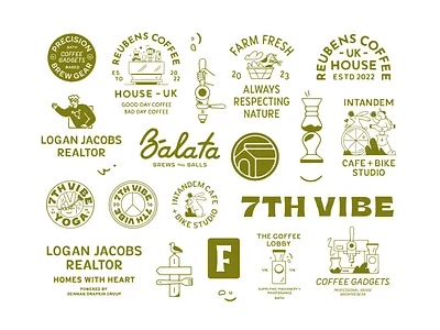 Logo Compilation animal logo brand identity brand illustrations branding coffee shop logo custom custom typography graphic design illustration logo collection logo design t shirt design type lock up typography logo vintage logo wordmark