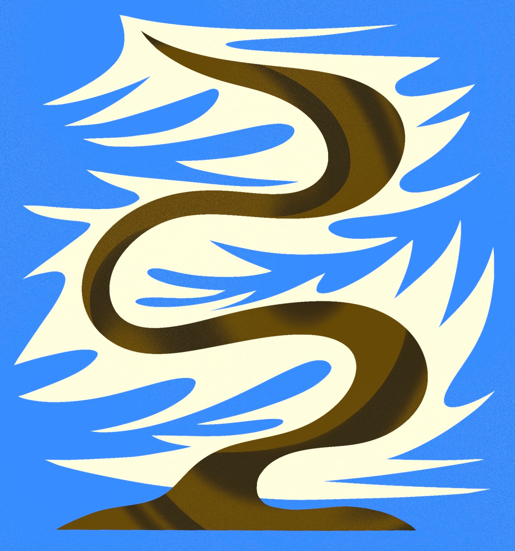 Nature Studies: 07 blur botanical colourful curvy design digitalillustration expressive illustration illustrator inky nature organic textures tree