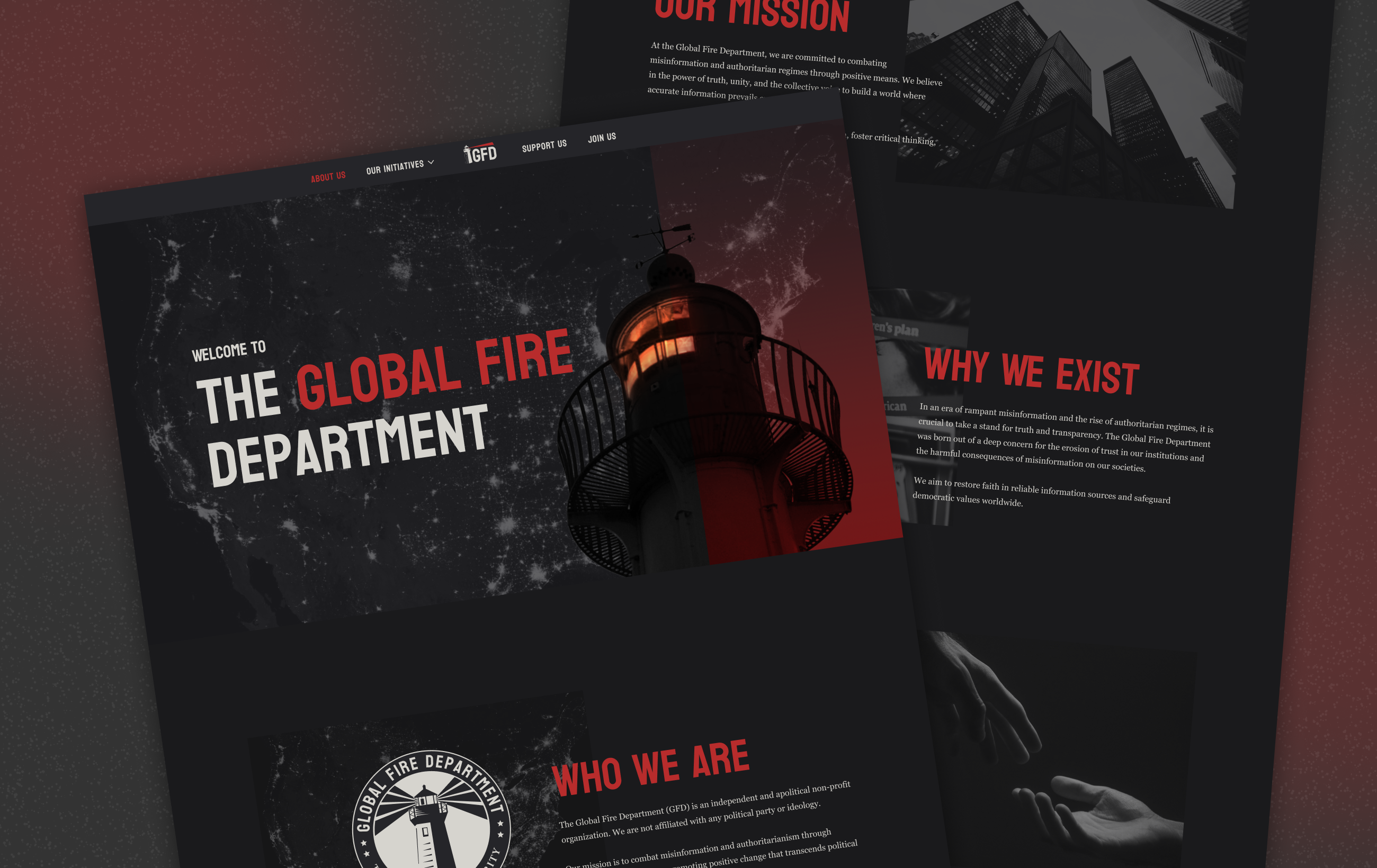 Example of Social Platform website UI/UX