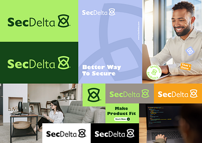 SecDelta Branding branding cybersecurity logo secure