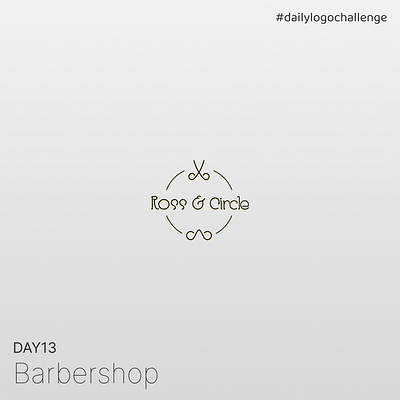 Day 13 | Barbershop | Daily Logo Challenge dailylogochallenge day13 design graphic design logo