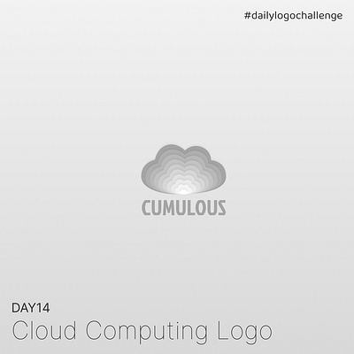 Day 14 | Cloud Computing Logo | Daily Logo Challenge dailylogochallenge day14 design graphic design logo
