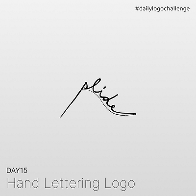 Day 15 | Handlettering | Daily Logo Challenge dailylogochallenge day15 design graphic design logo
