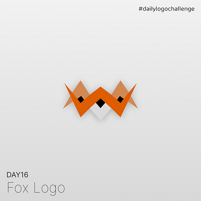 Day 16 | Fox Logo | Daily Logo Challenge dailylogochallenge day16 design graphic design logo