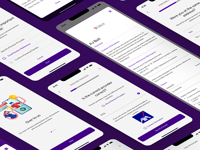 Fintech App design design system design figma library finance app design fintech mobile app design interaction design mobile design ui design ux design