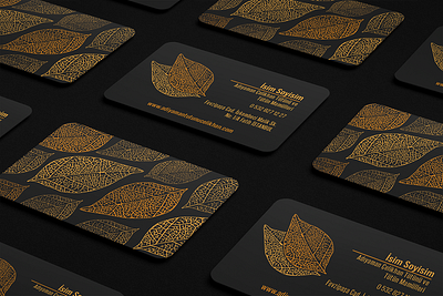 Business Card Design | Local Tobacco Shop business card business card design graphic design leaf print design tobacco tobacco shop