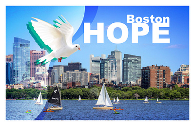 Hope for Boston's Homeless Poster graphic design