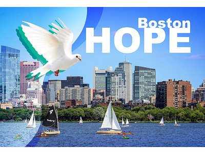 Hope for Boston's Homeless Poster graphic design