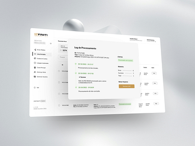 Steps/Status Modal bank bank system finance system financial graphic design light mode light theme modal status steps system table ui