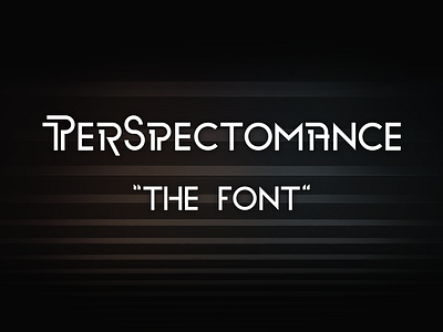Typeface Design | PerSpectomance car club font logotype design perspectomance typeface typeface design typography
