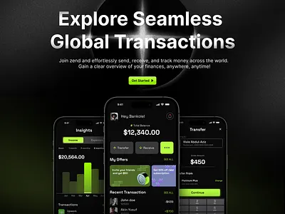A fintech website design exploration figma fintech ui uiux web design
