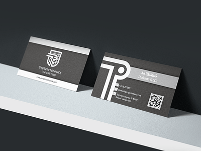 Business Card Design | PerSpectomance branding business card business card design design graphic design print design