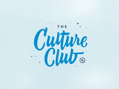 Culture Club culture culture club cursive hand drawn handlettering lettering script stars texture typography