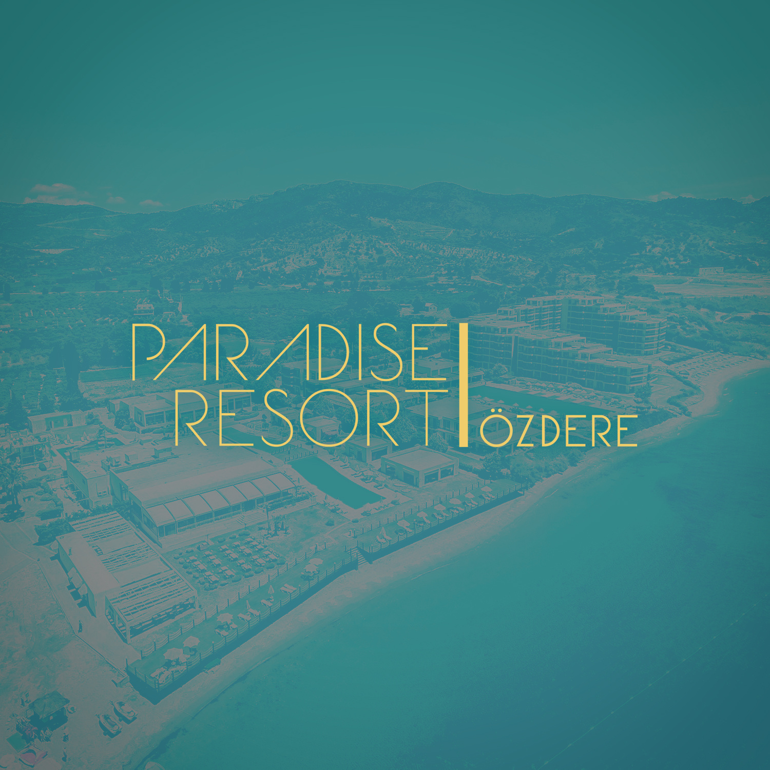 Brand Identity Design | Paradise Resort Özdere brand design brand identity design branding design door hanger hotel amenities hotel logo hotel logotype letterhead logo design logotype design package design print design resort logo room card